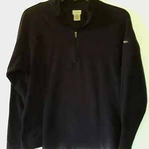 L.L.Bean M Wine Fleece Jacket